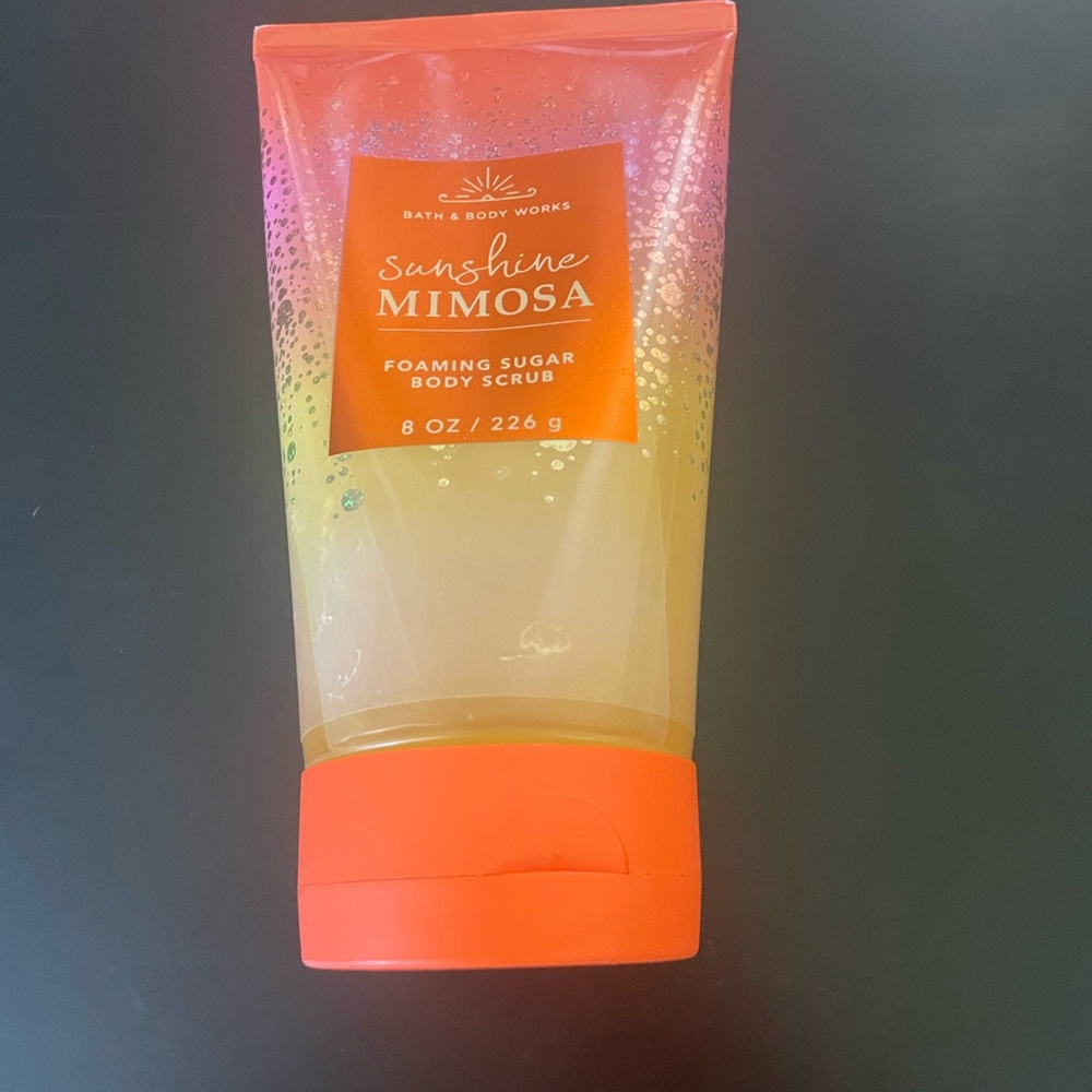 Bath & Body Works Sunshine Mimosa Foaming Sugar Body Scrub - Orange